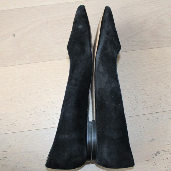 SAM EDELMAN Ruby Keyhole Flat Pointed Toe Slip On Black | 8 - Picture 5 of 7